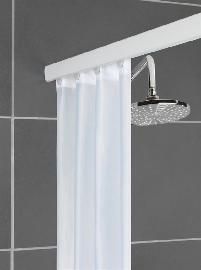 Rail de douche télescopique Era 75-125cm blanc