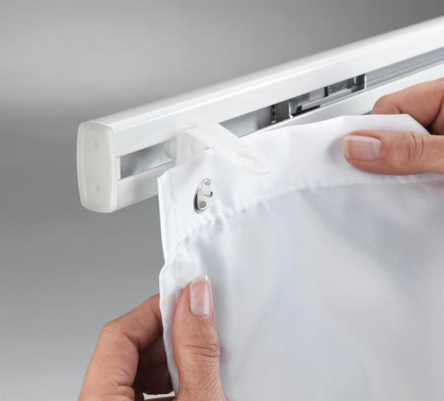 Rail de douche télescopique Era 75-125cm blanc