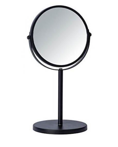 Miroir a poser d.17cm assisi noir