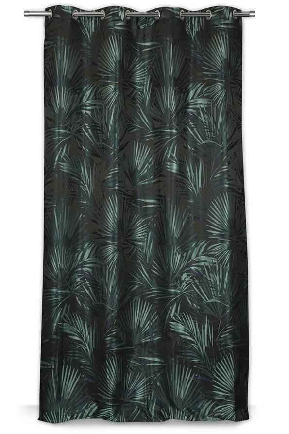 Rideau 140x250cm Jungle Bleu Vert