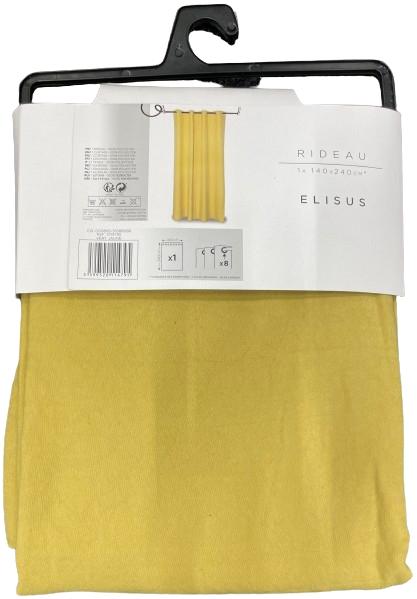 Rideau ELISUS Vert Jaune 140x240 Cm 