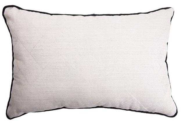 Coussin Déhoussable Alceo beige - 40x60cm 