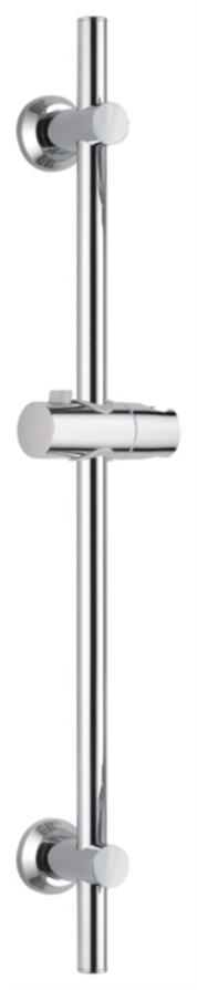 Barre de douche inox chromé 22 mm - INVENTIV