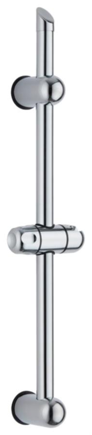 Barre de douche inox chromé 25 mm - INVENTIV