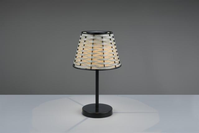 Lampe de table Roca Noir Mat H.32cm - REALITY