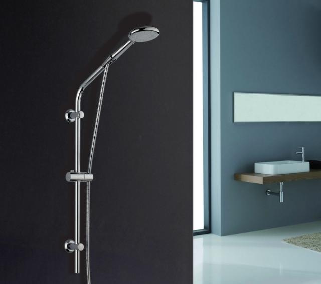 BARRE DE DOUCHE REGLABLE CHROMEE OLETTA