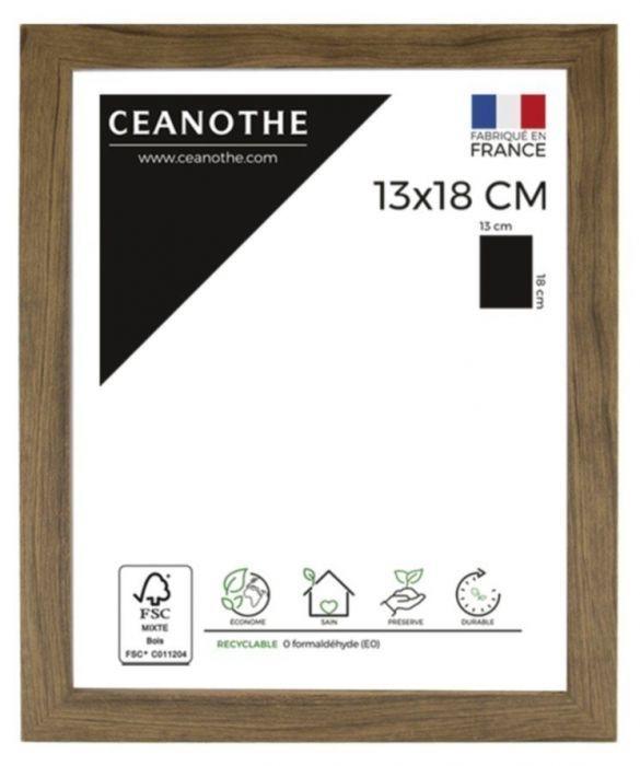 Cadre 13x18 precious noyer