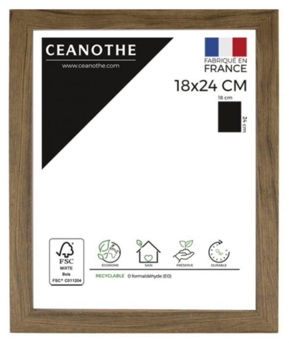 Cadre 18x24 precious noyer