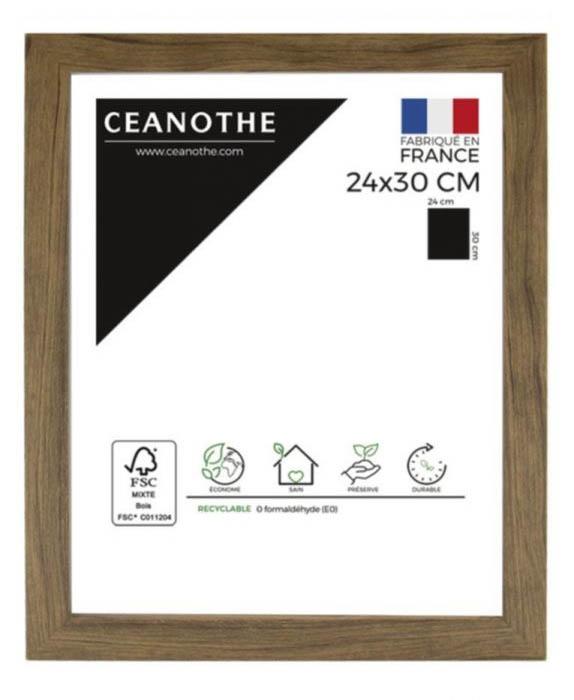 Cadre 24x30 precious noyer