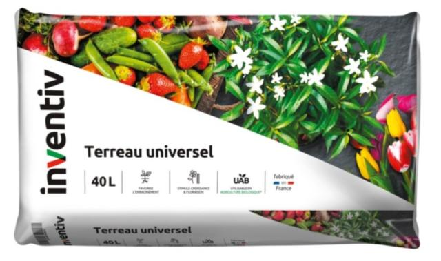 Terreau Universel UAB 40L - INVENTIV