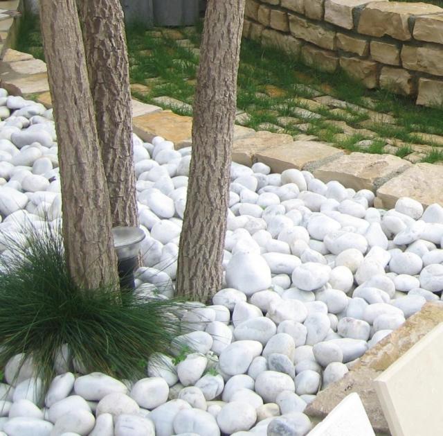 Galet Marbre Setubal Extra Blanc 20/40 -  Sac 25kg