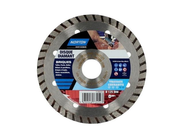 Disque diamant brique 125mm