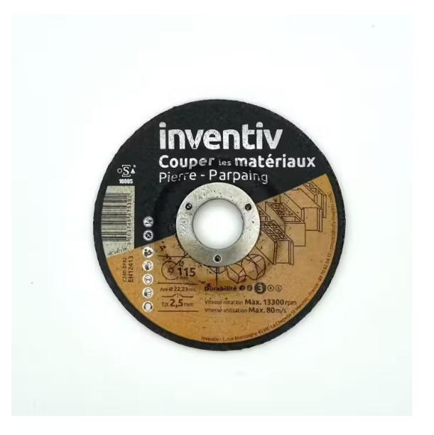 Disque c24r 115x2.5x22.23 t42 plb inventiv