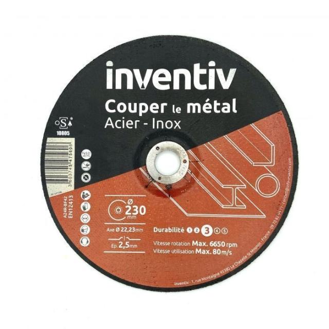 Disque a24r 230x2.5x22.23 t42 plb inventiv