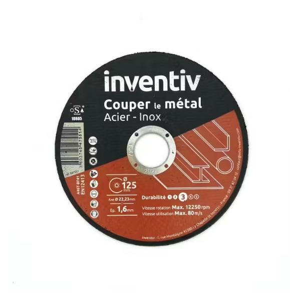 Disque a46t 125x1.6x22.23 t41 plb inventiv