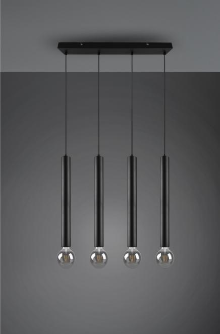 Suspension clermont 4xe27 10w ip20 70x150x9