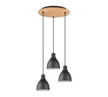 Suspension henley 3xe27 40w ip20 150x40cm