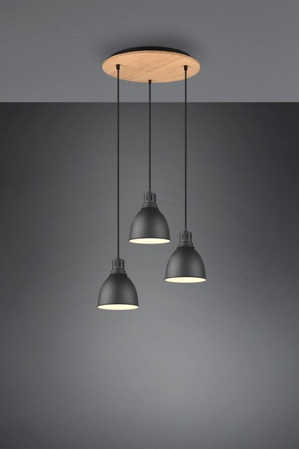 Suspension henley 3xe27 40w ip20 150x40cm