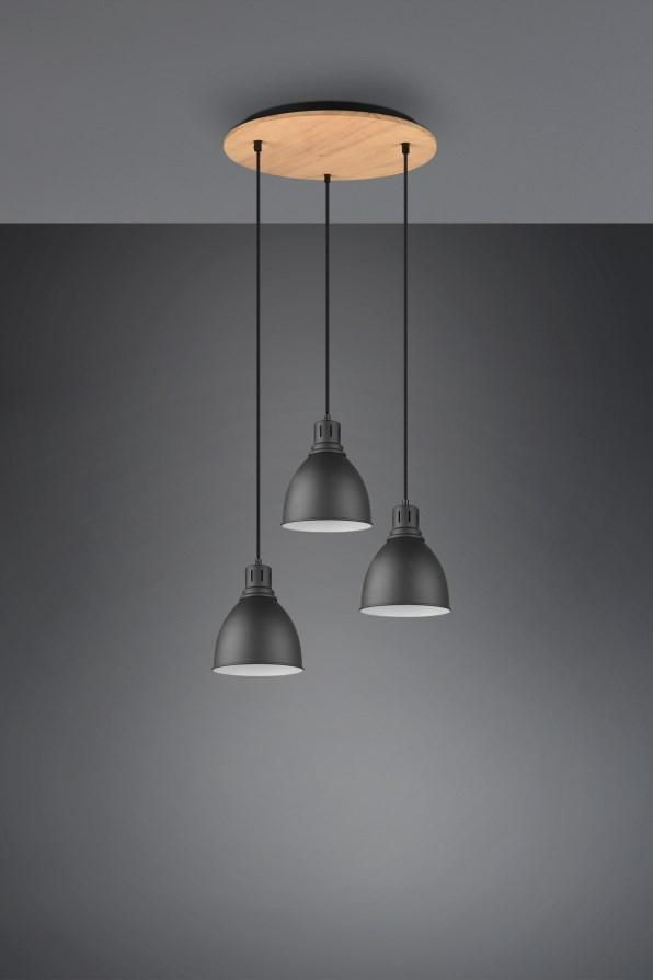 Suspension henley 3xe27 40w ip20 150x40cm