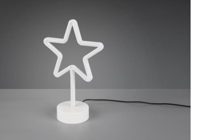 Lampe de table star led 1w 10lm 30x19cm