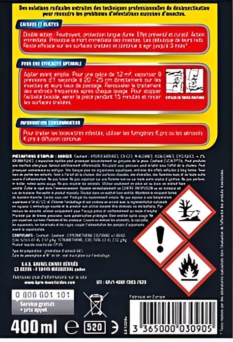 Aérosol Foudroyant Cafards et Blattes - 40ml