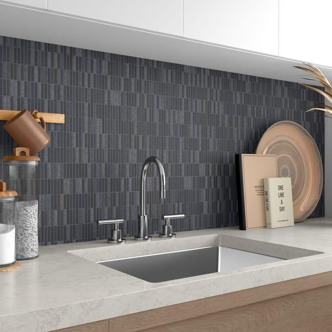 MOSAIC ARTENS ZEN BAMBOU ANTHRACITE 8MM