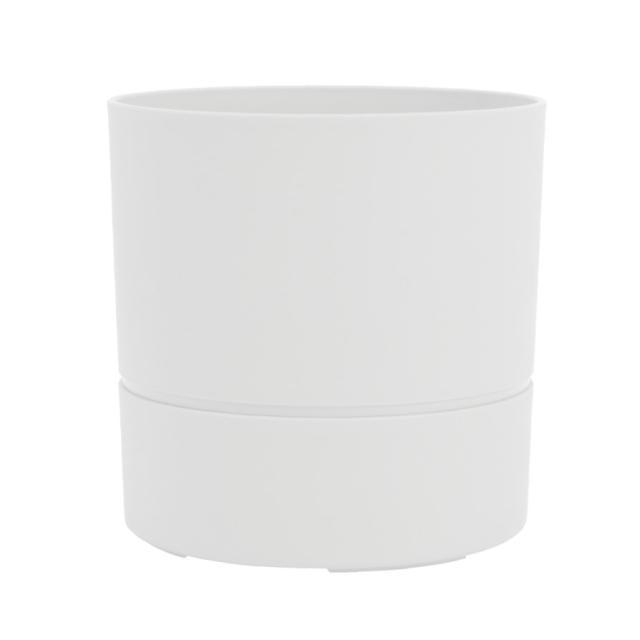 Pot rond 30cm aquaduo 11,6l blanc ivoire