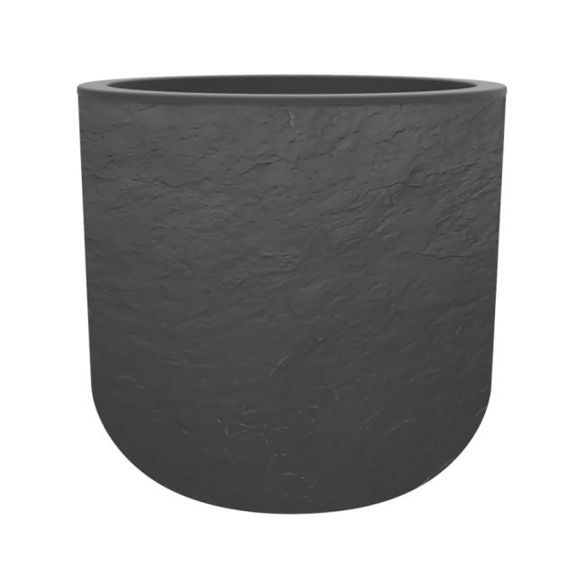 Pot rond 50cm volcania up 67l gris galet