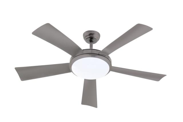 WALLIS Anthracite - Ventilateur de plafond Ø132cm 38W + éclairage LED