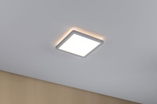 Panneau LED Atria Shine 190x190mm 11,2W 1360lm 3000K chrome mat 230V