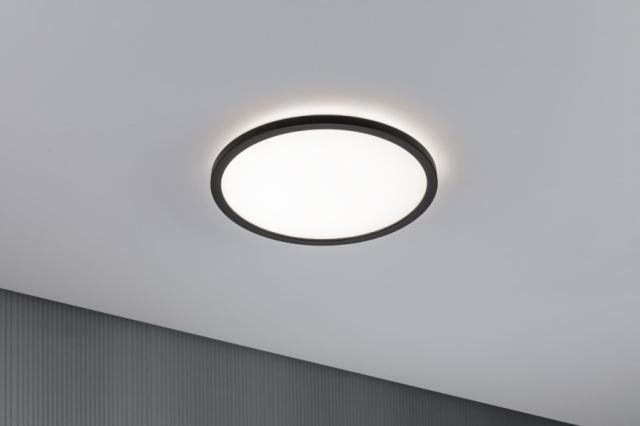 Panneau LED Atria Shine D.293mm 16W 2000lm 4000K noir 230V