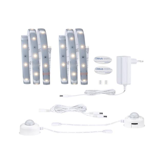 Ruban MaxLED250 kit Comfort lit 2x1m 2700K 4W 300lm 30LED détect. mvt 230/24V DC