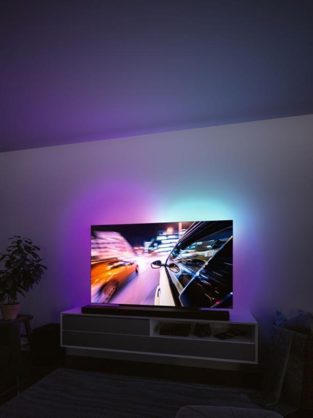 Ruban EntertainLED TV 65pouces Dynamic Rainbow RGB 4W 144LED 5V DC