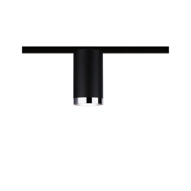 Urail Spot Tube GU10 max10W Noir/chrome métal 230V