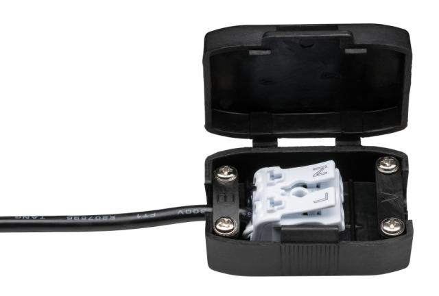 Encastré Cole fixe D.88mm module LED Coin 6W 470lm 2700K 3StepDim blc/noir IP44