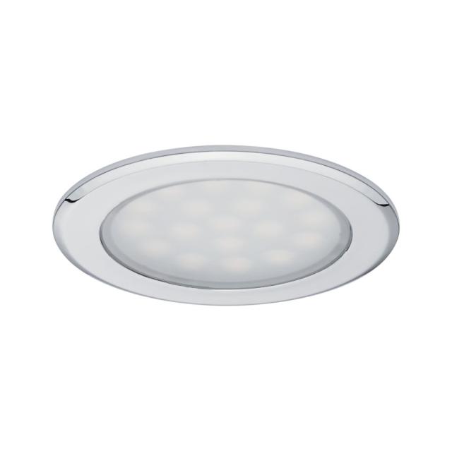 Encastrés kit meuble rond LED 2x2,5W 6 VA 3000K chrome/Alu 230/12V
