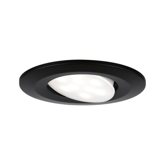 Encastré Calla LED orientable 30° D.90mm x3 6W 680lm 4000K noir 230V BBC/IP65