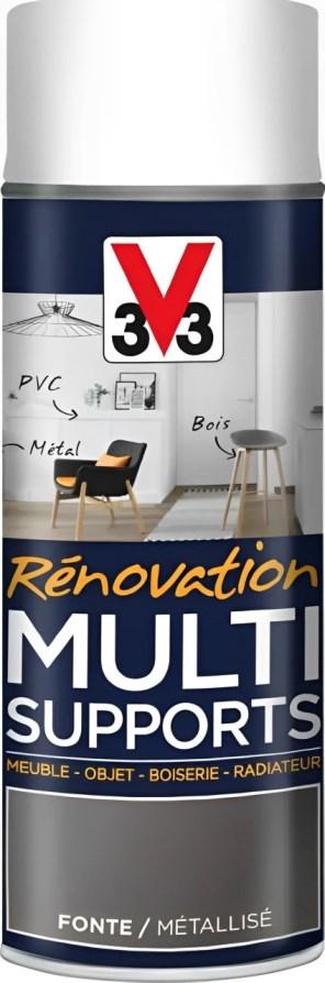 Peinture Rénovation Multisupport - Aerosol Fonte  - 400 ml