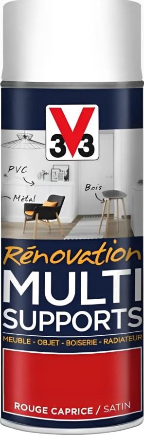 Peinture Rénovation Multisupport - Aerosol Rouge  - 400 ml