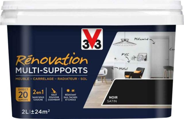 Peinture Renova Multi-supports Intérieur - Noir