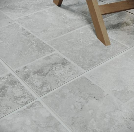 Carrelage sol extérieur effet pierre multi gris Lakos l.60 x L.60 cm