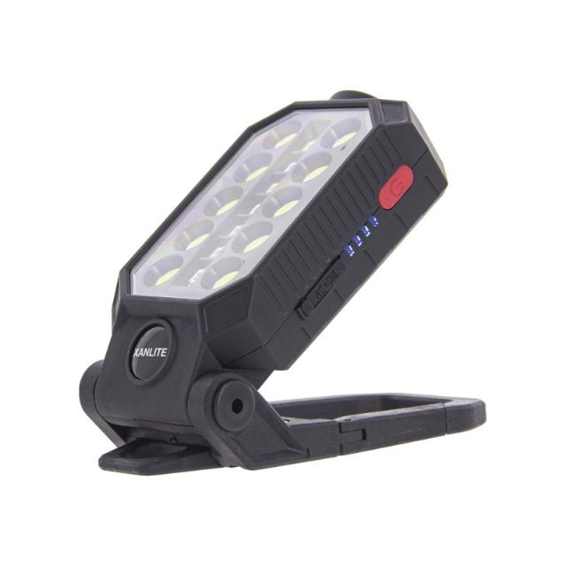 Baladeuse LED sans fil , rechargeable USB, 450 + 200 Lumens, autonomie 28h, autonomie 28h, 3 modes de fixation, 6500 K, Blanc froid