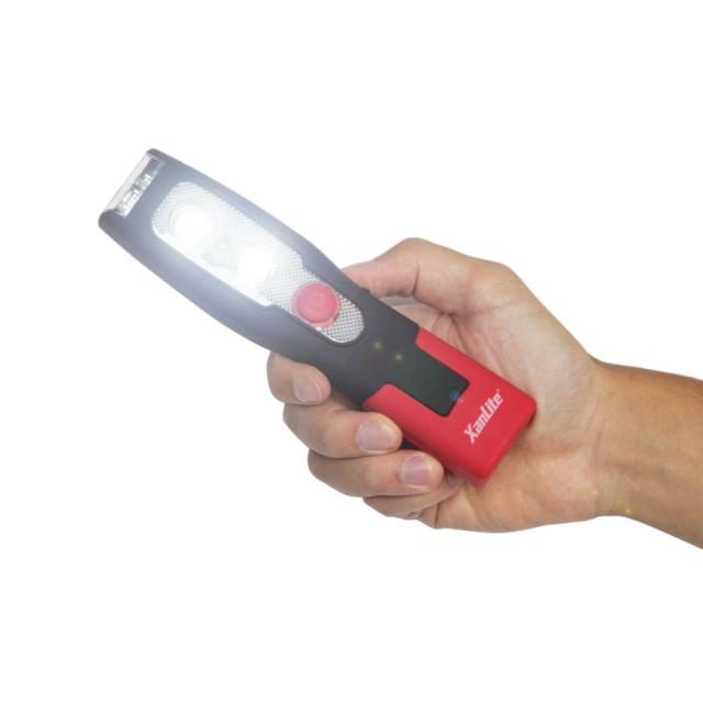Baladeuse LED sans fil, rechargeable USB, 200 Lumens, 2 modes d'éclairage, 6500 K, Blanc froid