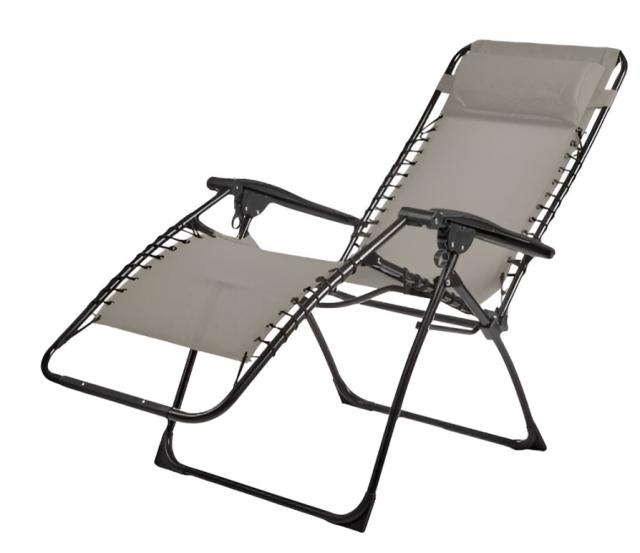 Fauteuils de detente palavas noir lin