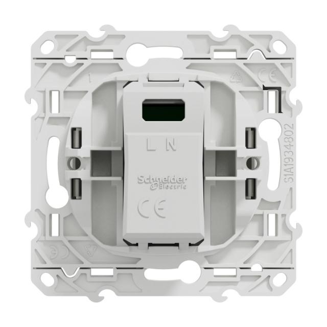 ODACE CHARGEUR PRISE USB 5VDC ODACE BLANC