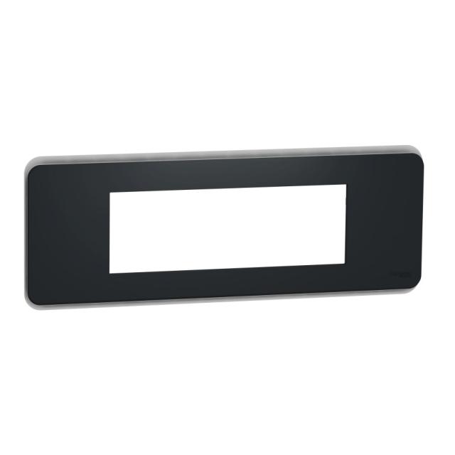 Plaque de finition Anthracite 6module