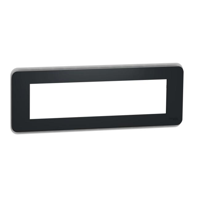 Plaque de finition Anthracite 8module