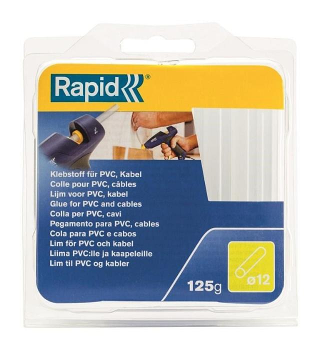 colle thermofusible PVC diamètre 12 blister de 125g - RAPID