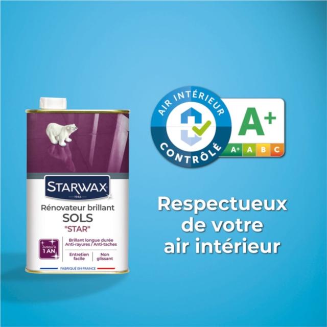 Rénovateur Brillant Star pour Sols Intérieurs 1L - STARWAX