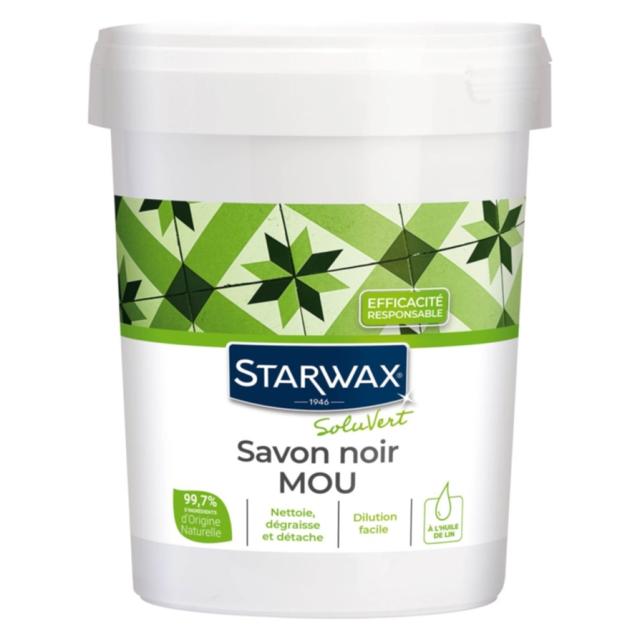 Savon Noir Mou à l''Huile de Lin 1kg - STARWAX